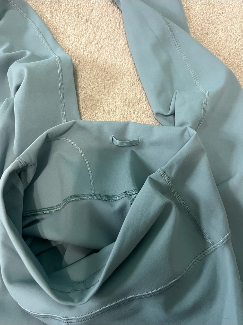 lululemon athletica High-Rise Leggings in Dusty Teal - Picture 4 of 5